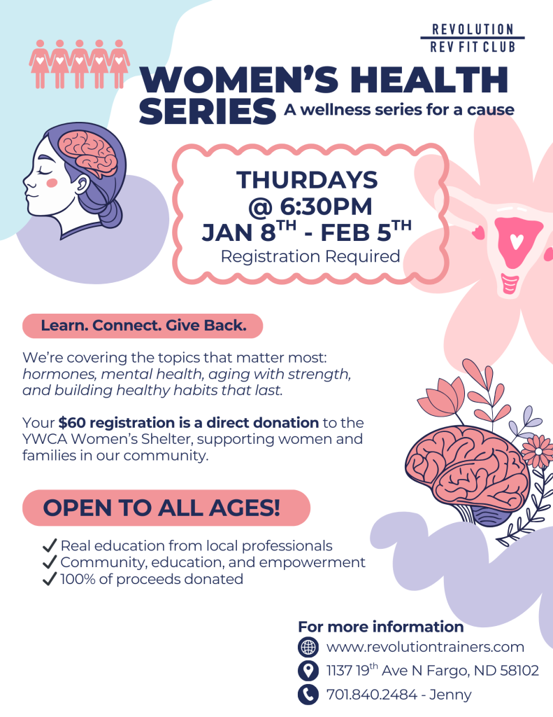 Women's Health Series Flyer 2025